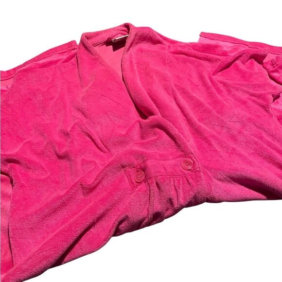 Cabernet large Vibrant Pink Wrap robe - Picture 2 of 2